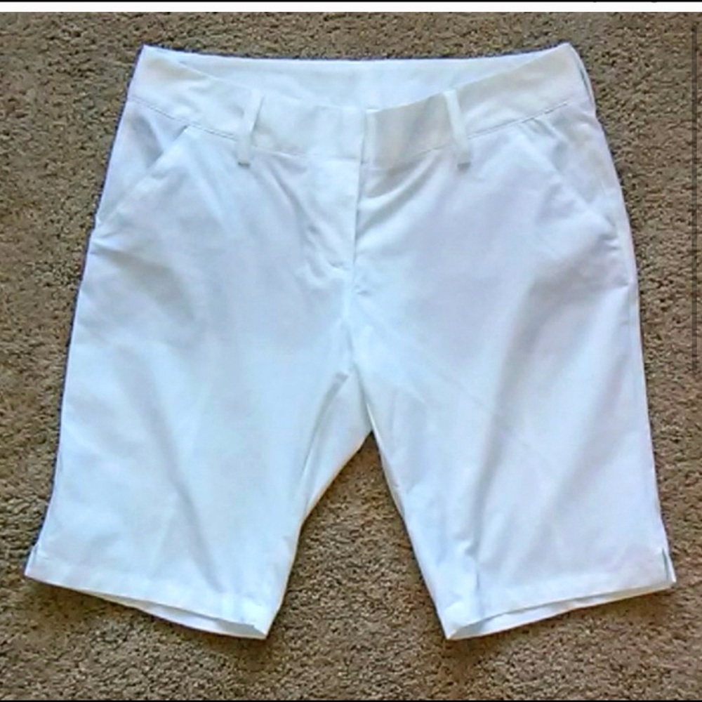 White Adidas Golf Shorts